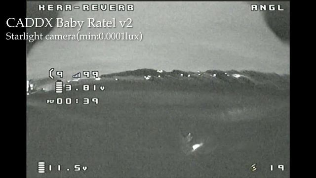 【starlight camera】Caddx Ratel v1 v2 IR night test смотреть онлайн