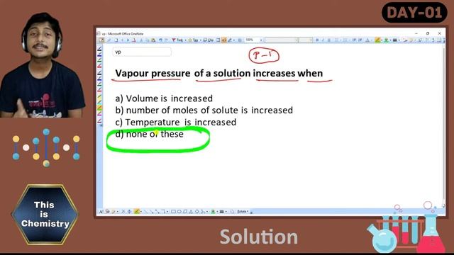 Solution | Day-01 | Binary Solution + Vapour Pressure + Raoult's Law + NEET JEE PYQ | in Bengali смотреть онлайн