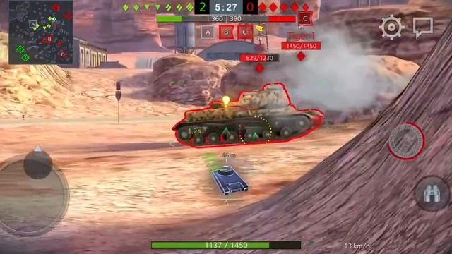 World of Tanks BLITZ 블리츠 7티 골탱 독일 VK45.03 중전차 смотреть онлайн