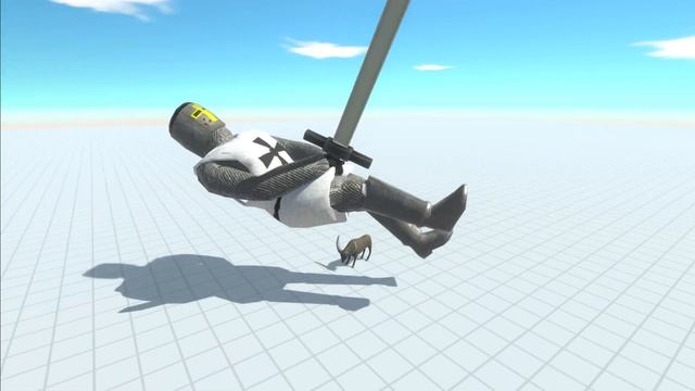 GIANT TEUTONIC KNIGHT vs EVERY UNIT - Animal Revolt Battle Simulator смотреть онлайн