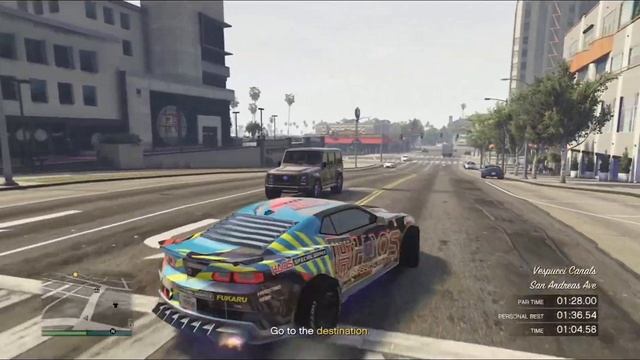 HSW Time Trial | East Vinewood | In A Modded Vigero ZX | GTA Online смотреть онлайн