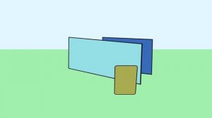 Одна прямоугольной счастливый мальчик - Кубики 2D | Мультфильмы для детей