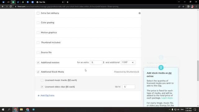 Video Editing ke liye Fiverr Par Gig Kaise Banaye | How to Create Fiverr Gig For Video Editing смотреть онлайн