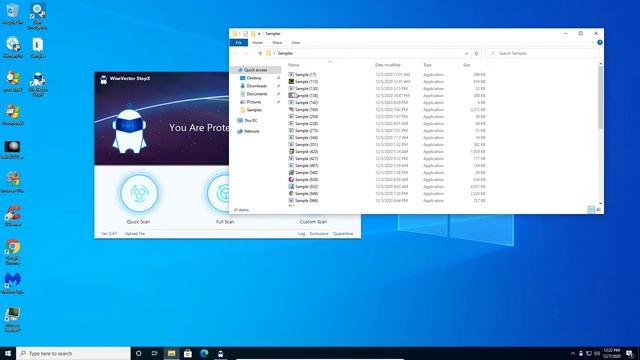 WiseVector StopX Vs Malware