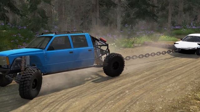 Cars vs Fallen Tree #2 – BeamNG Drive смотреть онлайн
