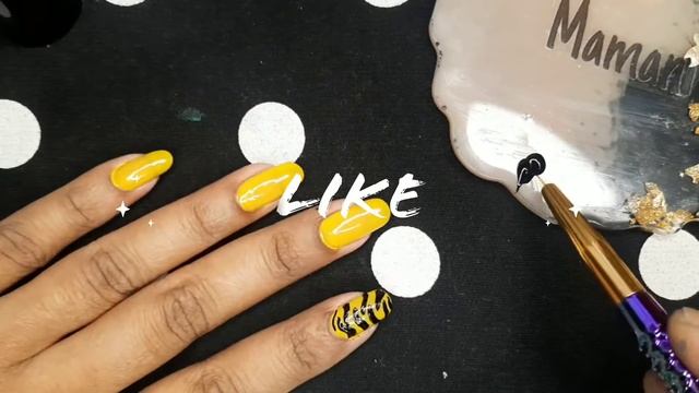 Get Tiger, Leopard print nailart easily. |Yellow nailart design| смотреть онлайн