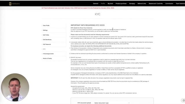 Karatbars KYC process смотреть онлайн