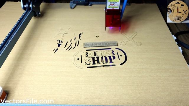CNC Laser Cut Wooden Barber Shop Wall Clock | Download Free Vector File VectorsFile.com смотреть онлайн