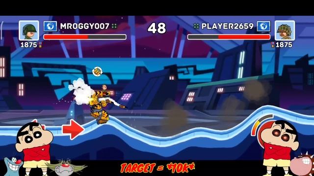 Sinchan vs Scary Sinchan Gameplay 😱|| In Hills Of Steel Tank Game With Oggy and Sinchan Voice смотреть онлайн
