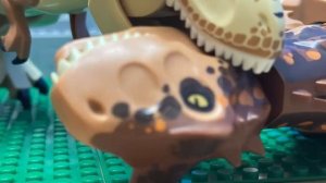 T. Rex VS Carnotaurus Scene In Lego (Jurassic World: Fallen Kingdom)