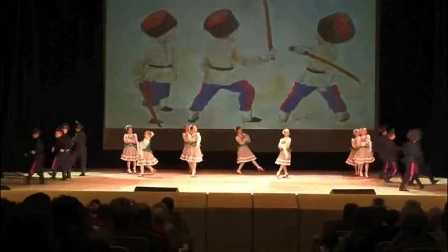Dance of the little Cossacks "COSSACKS"  Русский танец "КАЗАЧАТА"