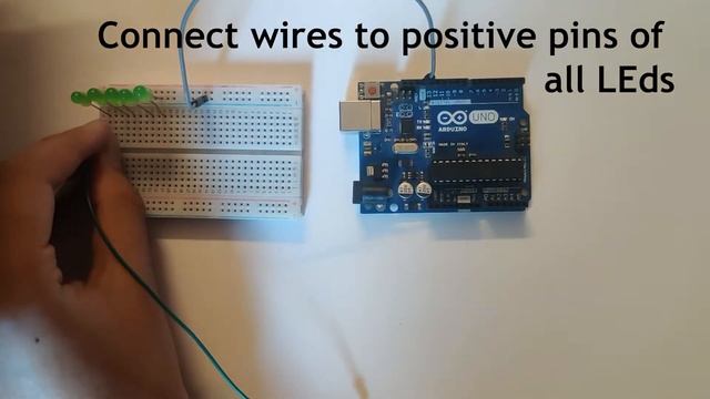 Distance Indicator with Ultrasonic sensor and LEDs | Arduino смотреть онлайн