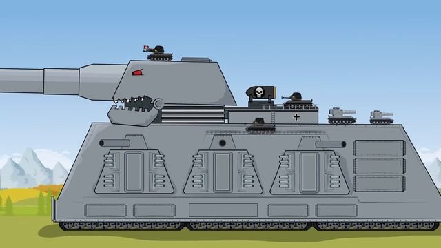 Videoclip Mega Tank DORIAN - Cartoons about tanks смотреть онлайн