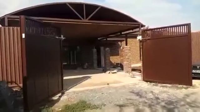 Распашные автоматические ворота АЛЮТЕХ серии Престиж | КМ смотреть онлайн