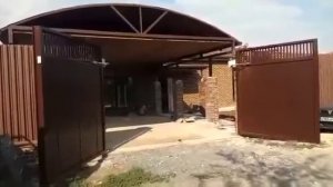 Распашные автоматические ворота АЛЮТЕХ серии Престиж  | КМ