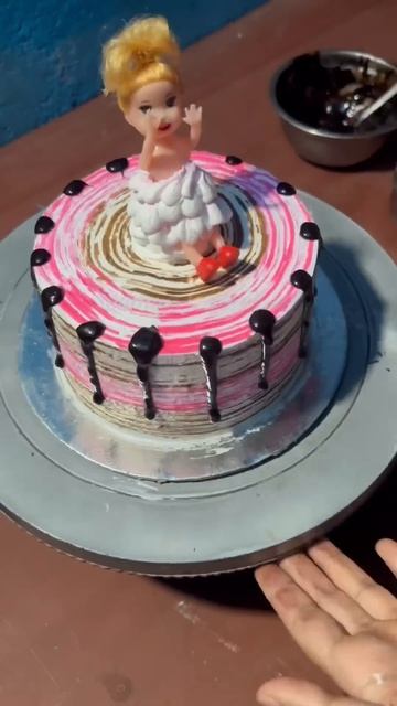 Chotu si doll Chocolate cake par 😍 doll cake #shorts #ytshorts #shortsfeed #viral #trending #cake смотреть онлайн