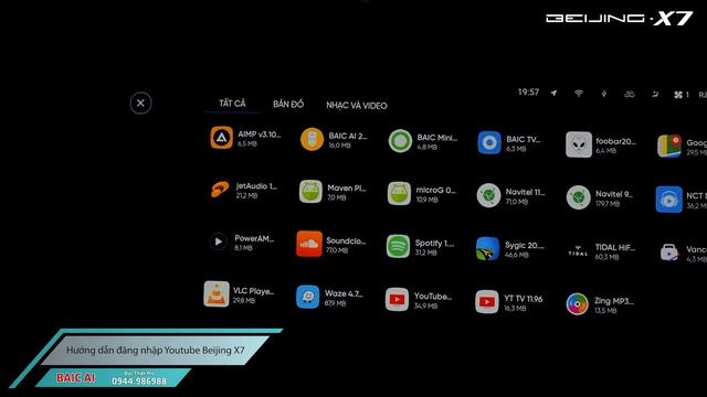Hướng dẫn đăng nhập Youtube trên Beijing X7 - BAIC AI смотреть онлайн