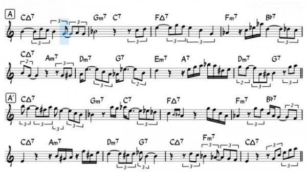 Misty Backing Track with Sheet Music for Alto Sax_720p