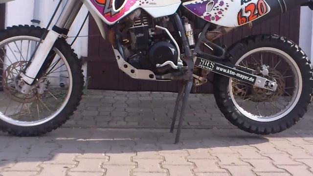 kick start odpalanie ktm GS 620 RD LC4 смотреть онлайн