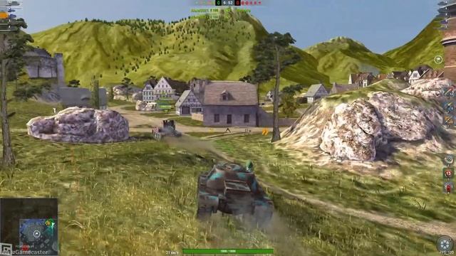Режим столкновение - Tanks Blitz. Во взводе со зрителями. смотреть онлайн