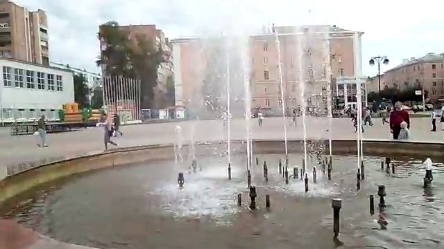 Рязань. Фонтан на пл.Победы смотреть онлайн