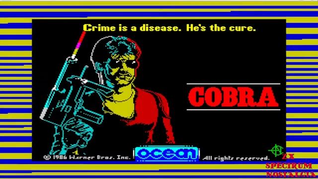 ZX SPECTRUM Loading Cobra Ocean Software Ltd 1987 смотреть онлайн