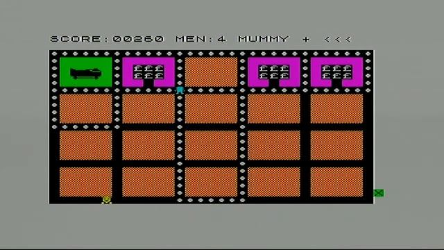 ZX Spectrum Games - Oh Mummy смотреть онлайн