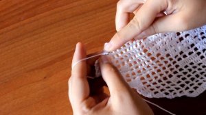 Круглая Филейная салфетка крючком (10 часть)