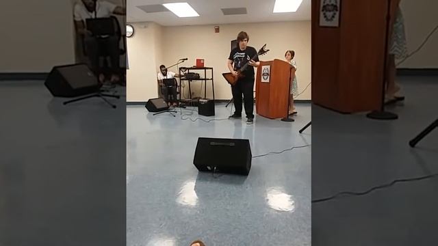 Austin playing Seek and Destroy Metallica Electric Dean Z Guitar AlexaJade смотреть онлайн