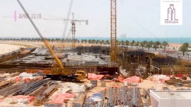 Hampton by Hilton Resort & Spa, Ras Al Khaimah | Construction Time Lapse | AACD смотреть онлайн