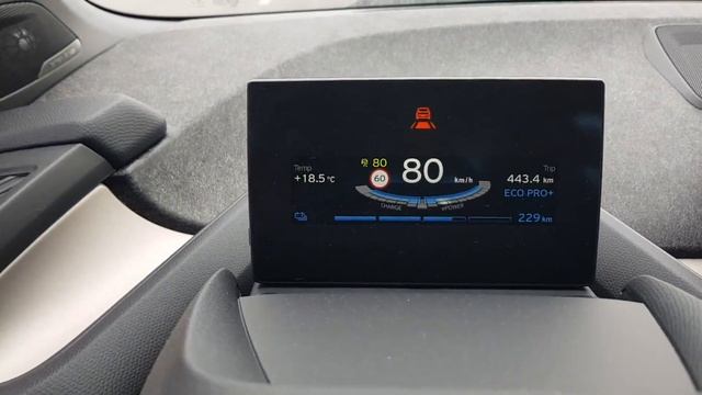 BMW i3 active cruise control. Активен темпомат(авто пилот). смотреть онлайн