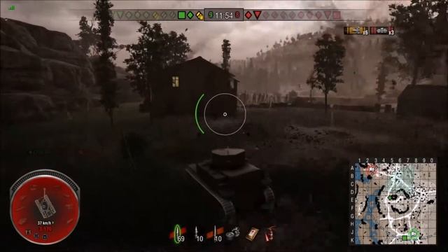 World of Tanks Console: T2 Medium 5 Kills Mines Rain смотреть онлайн