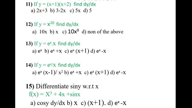 LEC 02/APPLIED MATHEMATICS MCQ/DERIVATIVE/MSBTE/DIPLOMA/FIRST YEAR смотреть онлайн