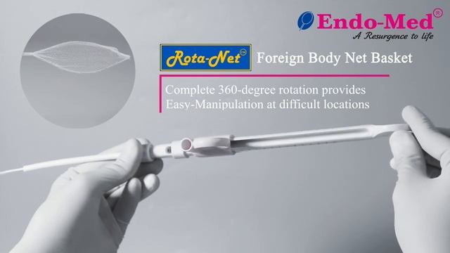 Rota-Net Foreign Body Retrieval Net Basket | Endo-Med Technologies смотреть онлайн