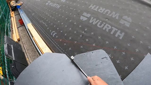 Fuß ansetzen - Altdeutsche Deckung - Teil 21 - Schieferdach Halle смотреть онлайн