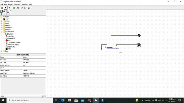 comparator in logisim |simulation of comparator in logisim | bit comparator in logisim смотреть онлайн