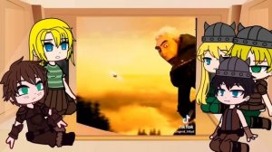Httyd +hiccup reacts hiccup and toothless (película 1/película 2) [lo siento si es corto😅✨)