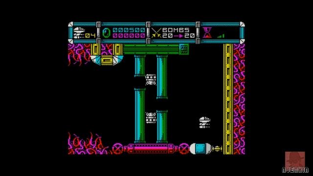 Cybernoid : The Fighting Machine - on the ZX Spectrum 48K !! with Commentary смотреть онлайн