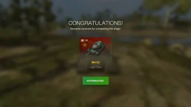 WoT Blitz. How to get free tank. M41 D смотреть онлайн