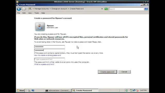 Creating a ftp user in windows server 2008 (Without active directory) смотреть онлайн
