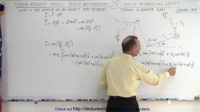 Physics: Viewer's Request: Mechanics #25: Impulse on a Revolving Object: Generral Case смотреть онлайн