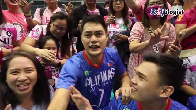 Kakampink players ng Philippine Mens Volleyball Team nakisaya sa mga supporter ni Leni-Kiko sa Qata смотреть онлайн