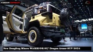 Yellow Desert Storm | New Dongfeng Mhero WARRIOR 917 Dragon Armor SUV 2024