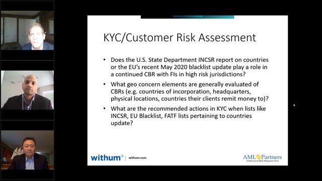 On Demand Webinar - Financial Institutions' AML KYC Challenges Associated with Cor смотреть онлайн