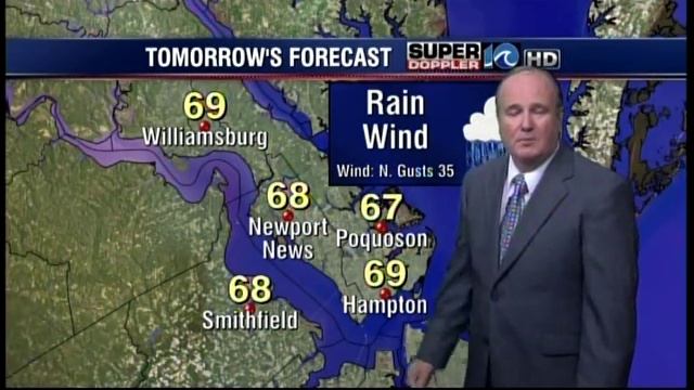 WAVY TV Meteorologist Brian Hill radar closeups смотреть онлайн