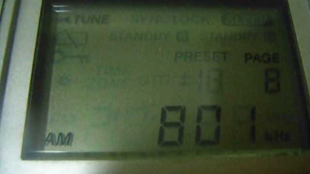 [MW DX] 801 kHz  AIR West (Jabalpur, Madhya Pradesh, IND) 05.02.2018