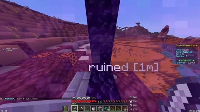 Beepir Vs 2 Hunters (Minecraft Manhunt (its Scuffed))