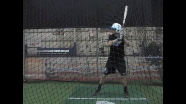 Jeremiah Campo-LHP/OF/1B-2015- Hitting BP 1/2/12