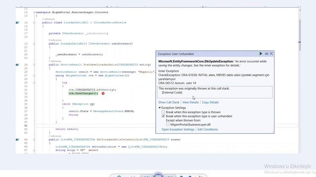 An error occurred while saving the entity changes. see the inner exception for details смотреть онлайн