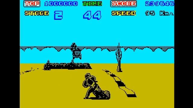 Enduro Racer (Sega, Activision) (ZX Spectrum) Gameplay) смотреть онлайн